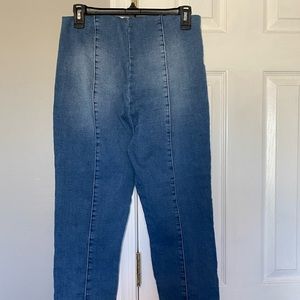 Denim jeans sz 11 stretch, elastic waist